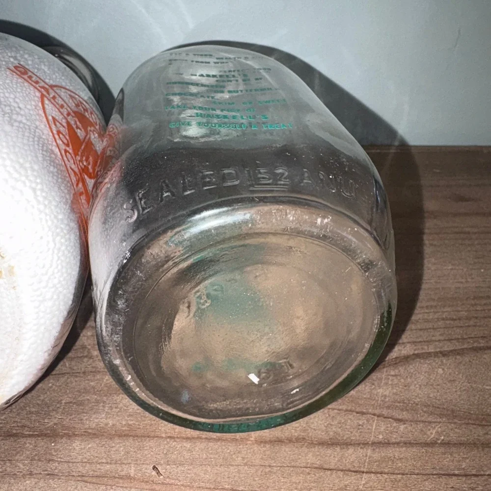 Vintage Pyroglaze Milk Bottle Set Multicolor Mathis Hoff Haskell